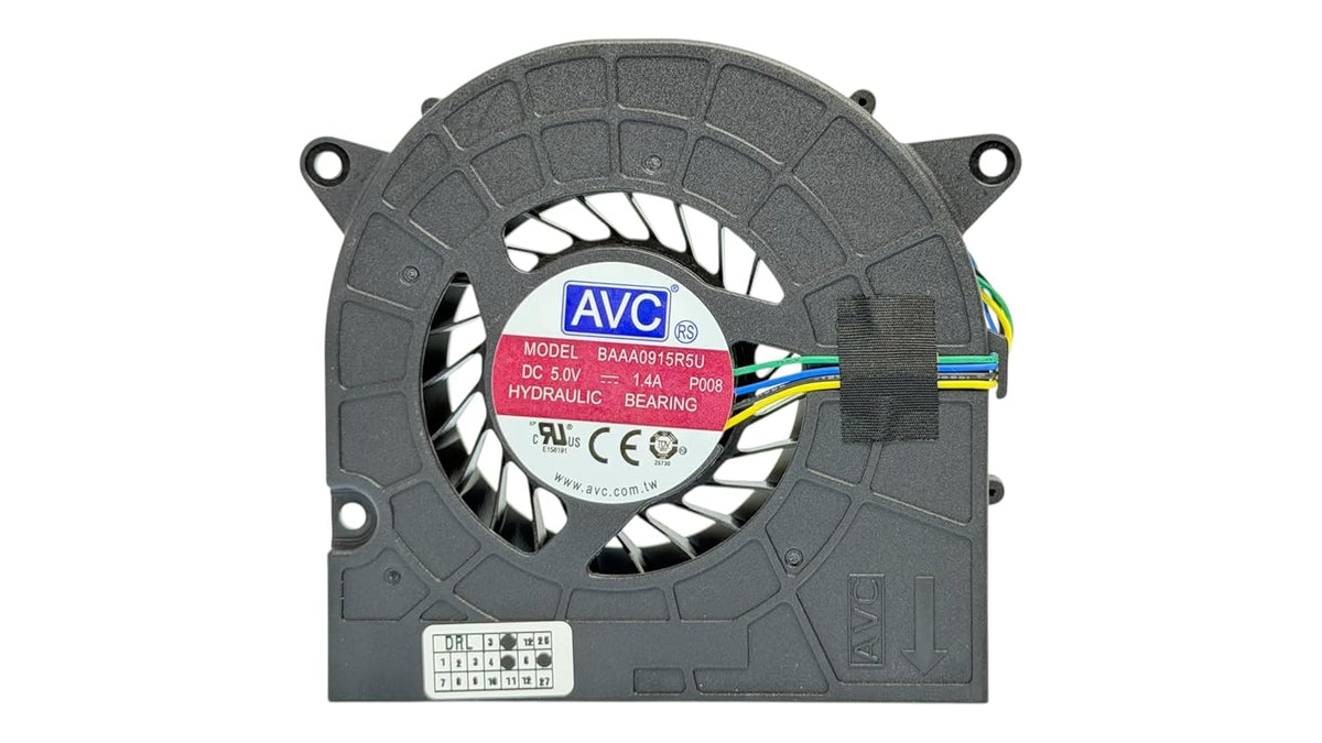 Compatible CPU Fan for IdeaCentre All-in-One 3-22ADA05, 3-22ADA6, 3-24ADA6, 3-24ALC6, 3-24ARE05, 3-27ALC6, A340-22AST, A340-22IWL, A340-24IWL PN: 01MN9 30, BAAA 0915R5U-P008