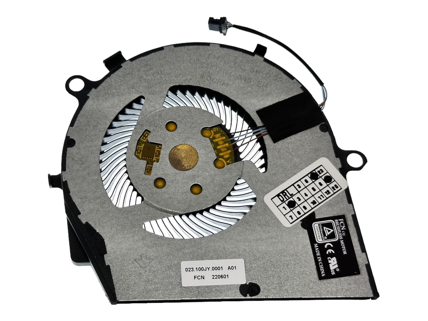 Compatible CPU Cooling Fan for BN7506S5H-N02P PB7006S05LN2 023.100JY.0001, 023.100JY.0011 023.100JX.0011