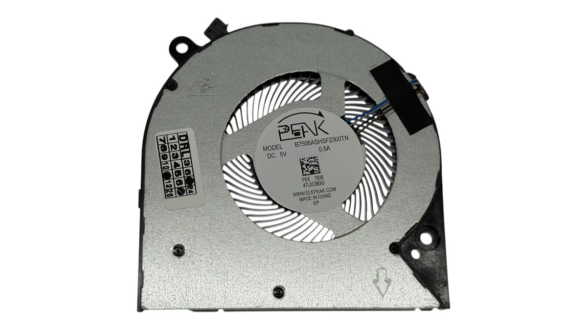 Compatible CPU Cooling Fan for HP 14-CF, 14-DF, 14-MA, 14-CK, 14-CM, 14-DG, 14-DK, 240 G7, 240 G8, 245 G7, 245 G8, 246 G7, 246 G8, 340 G5, 340 G7. Model L231 model 88 9-001, DFS200005AR0T, 6033B006240