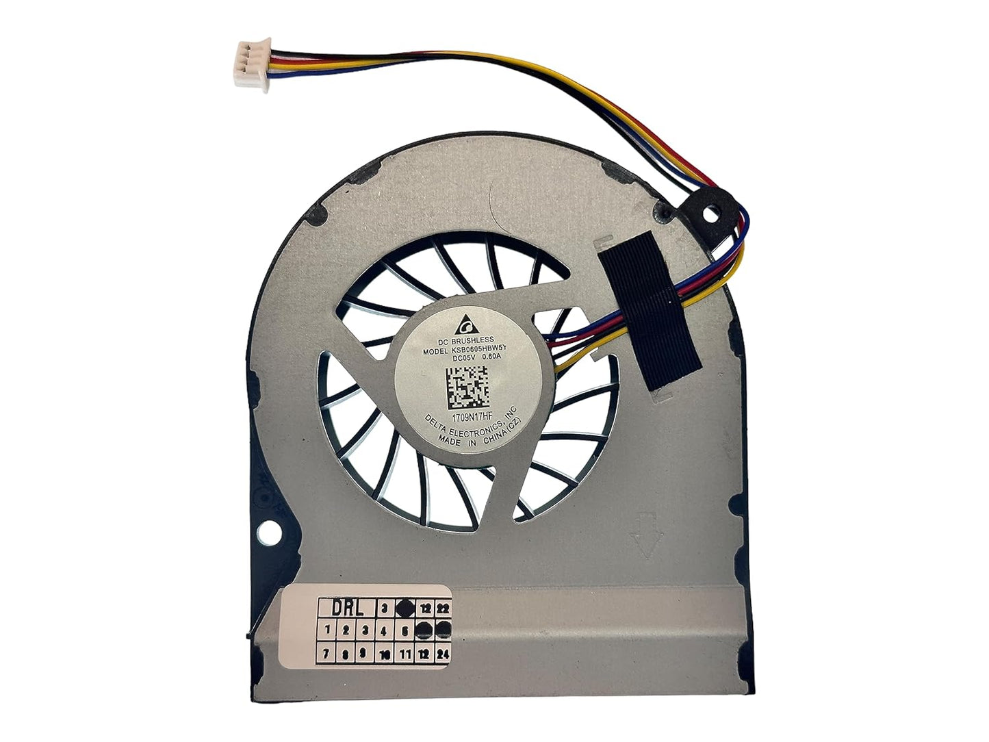Compatible CPU Cooling Fan for Intel KSB0605HB KSB0605HBW5Y 1323-00U9000 NUC6 NUC6I7KYK
