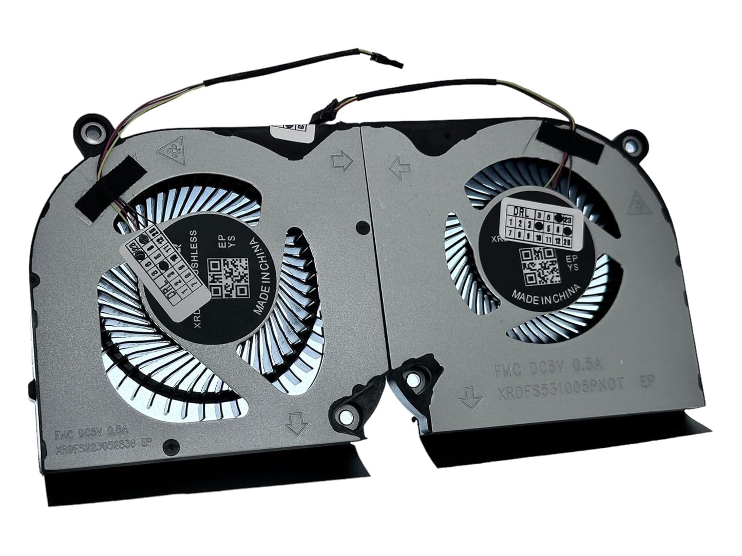 Compatible Cooling Fan Set CPU + GPU for Acer 23.QB9N2.002 23.QB9N2.001 DFS5K223052836 NS85C51-20H13 NS85C51-20H15 DFS531005PL0T