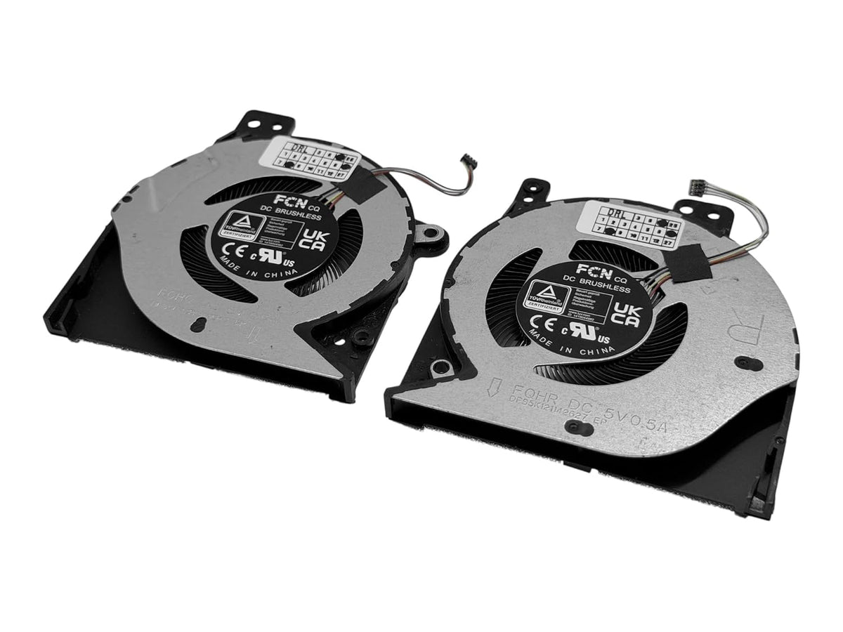 Compatible Fan set for Asus ROG Flow Z13 GZ301VF, GZ301VI, GZ301VIC, GZ301VU, GZ301VV, 13NR0BH0T01011, 6033B0119401, 13NR0BH0T02011, 6033B011 9301