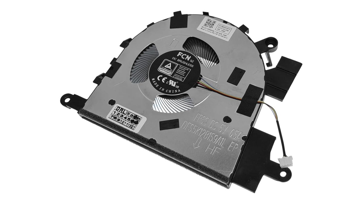Compatible CPU fan for IdeaPad 1 15IAU7, IdeaPad 1 15ALC7, IdeaPad 1 15IRU7, model 5F10S14012, 5F10S14013, BAPC0905R5HY001, DC28000HEV0, DFS5K12B159A1L, DC28000HEV0 80000HEF0