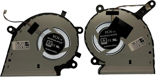 Compatible Cooling Fan Set CPU + GPU for Asus 13NR01L0T02211 13NR01L0T01111 DFS5K12115491M DFS5K12304363N