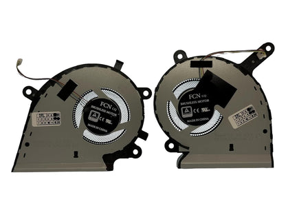 Compatible Cooling Fan Set CPU + GPU for Asus 13NR01L0T01111 13NR01L0T02211 DFS5K12115491M DFS5K12304363N