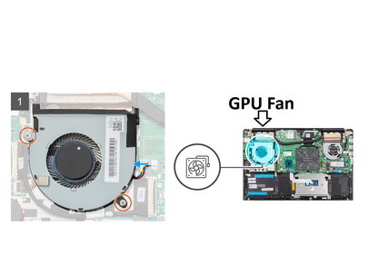 Compatible GPU Cooling Fan for Dell 861FC 0861FC DFS5K22115371D-FM69 1323-01AJ000 1323-01C1000 P83F P83F001