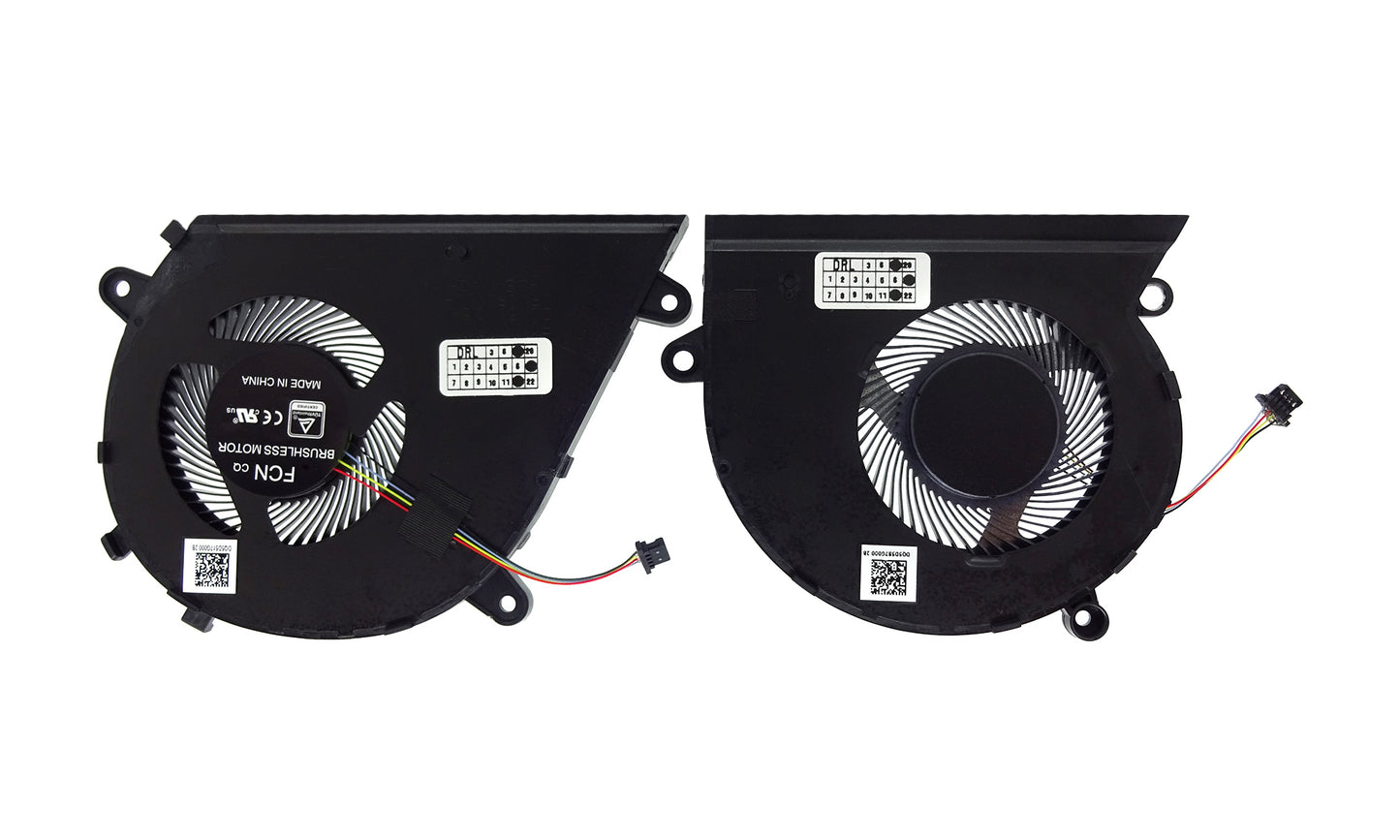 Compatible Cooling Fan Set CPU + GPU for Asus 13NB0NL0M02011 13NB0NL0M03011 DFS2000054L0T DFS2000054M0T DQ5D587G000
