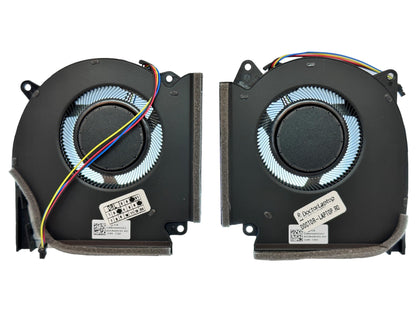 Compatible Cooling Fan Set CPU + GPU for Asus 13NR0540P01011 13NR0540P02011, DFSCK22D058830 FNAA, DFSCM227163927 FNAB