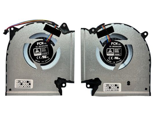 Compatible Cooling Fan Set CPU + GPU for Asus 13NR0540P01011 13NR0540P02011, DFSCK22D058830 FNAA, DFSCM227163927 FNAB