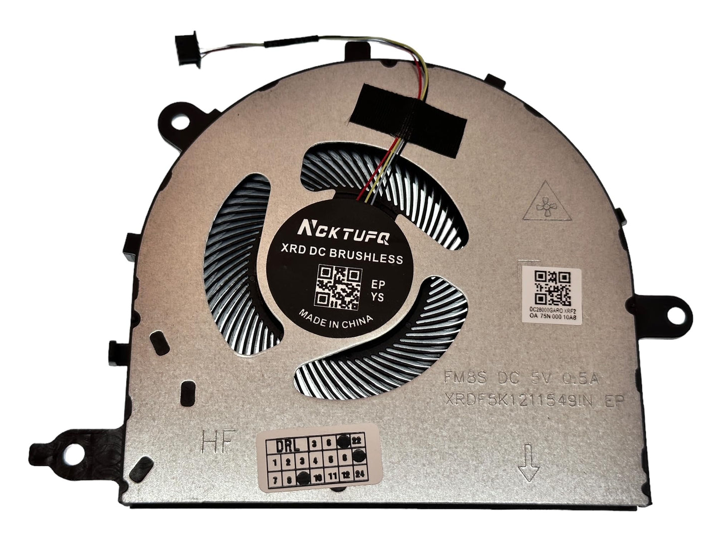 Compatible CPU Cooling Fan for Lenovo SF10R66352 5F10S13906 5H40S20000 5H40S20160 DC28000F1F0 DFS5K12115491N FM8S