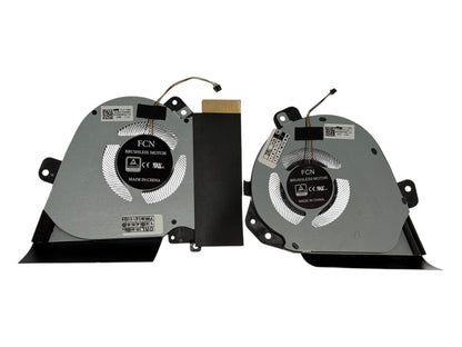 Compatible Cooling Fan Set CPU + GPU for Asus 13NR0210AM0901 13NR0210T01111 13NR03V0T02011 DFS5K12304363C DFS5K12115491P DFS5K12115491R