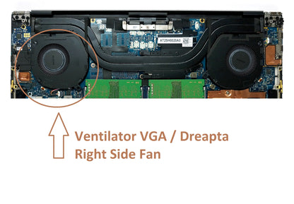 Original GPU Cooling Fan for Dell CN1MT DJH35 DC2800ORSL DC2800U2SL EG50050S1-CG00-S9A EG50050S1-CG01-S9A