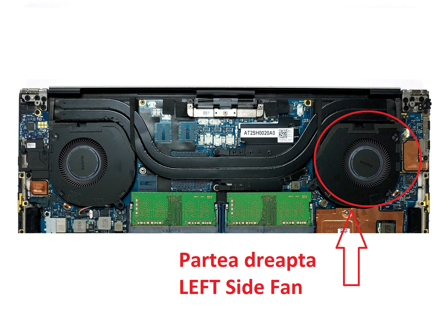 Original CPU Cooling Fan for Dell FK50V 0FK50V 09RK6 009RK6 DC2800OSSL DC2800U1SL EG50050S1-CG31-S9A EG50050S1-CG30-S9A