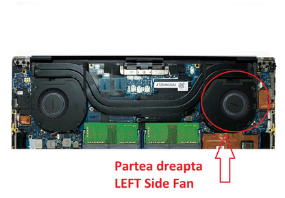 Original CPU Cooling Fan for Dell FK50V 0FK50V 09RK6 009RK6 DC2800OSSL DC2800U1SL EG50050S1-CG31-S9A EG50050S1-CG30-S9A