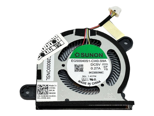 CPU Cooling Fan for Dell WX28K 0WX28K EG50040S1-CI40-S9A DC28000ONSL