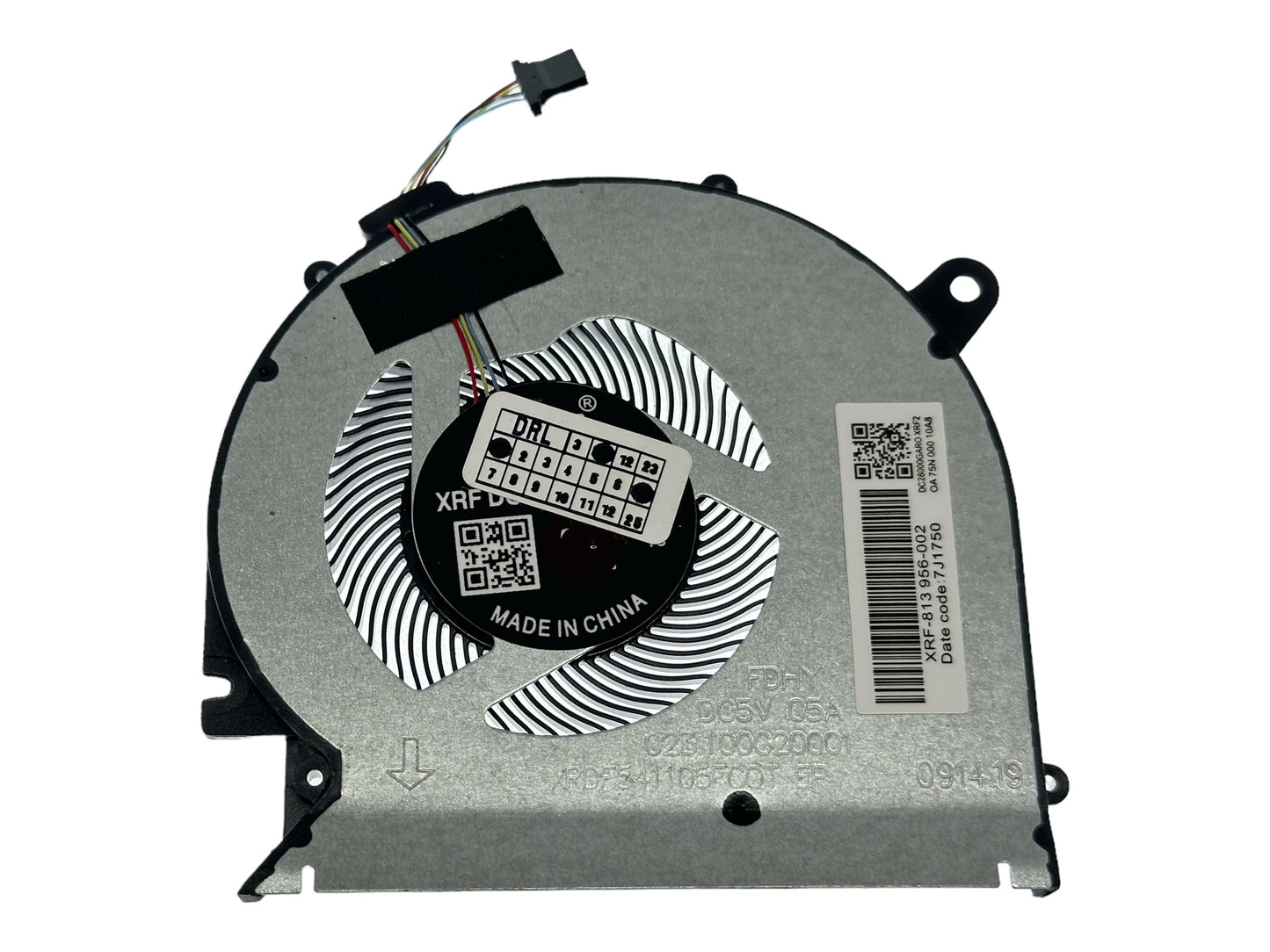 Compatible CPU Cooling Fan for HP L19526-001 L19527-001 L19528-001 L53386-001 023.100C20001 XRDF541105FC0T