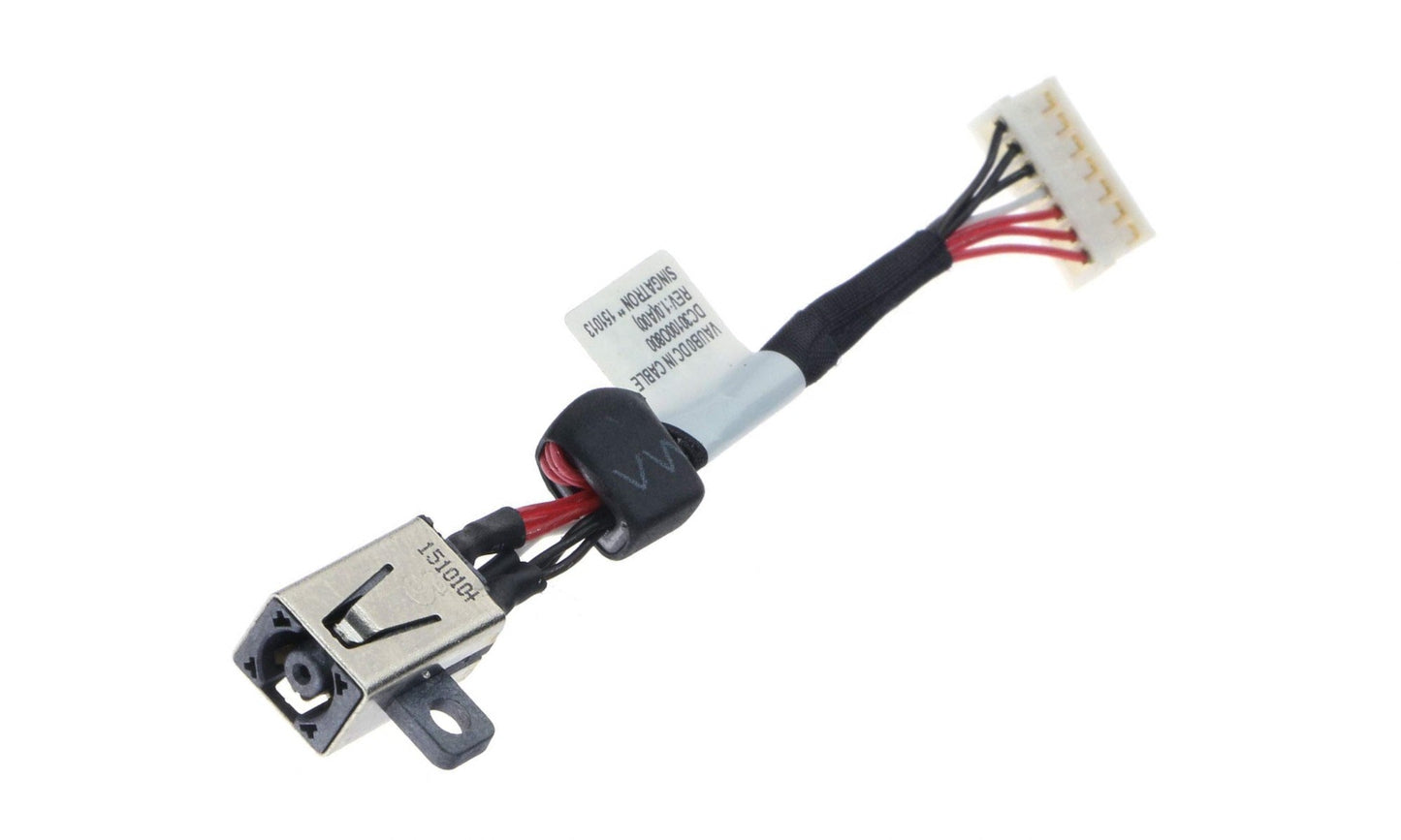 Compatible DC Power Jack charging port for Dell DC30100O800 REV:1.0(A00)