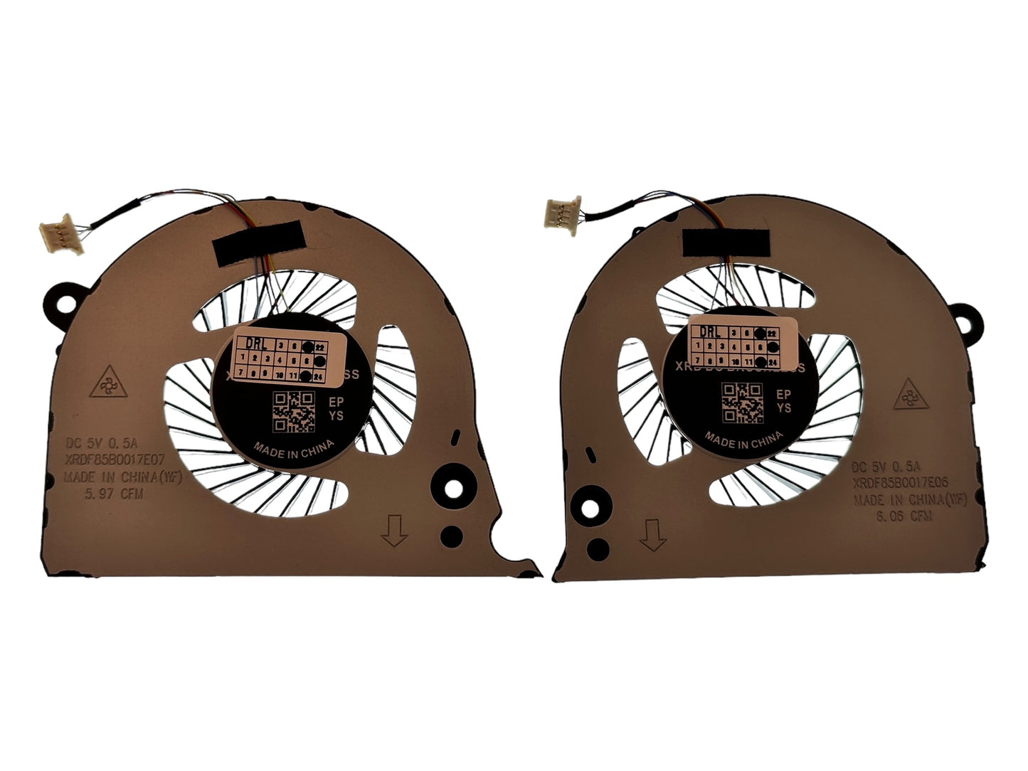 Compatible Cooling Fan Set CPU + GPU for Dell 2JJCP 02JJCP GCM5K 0GCM5K