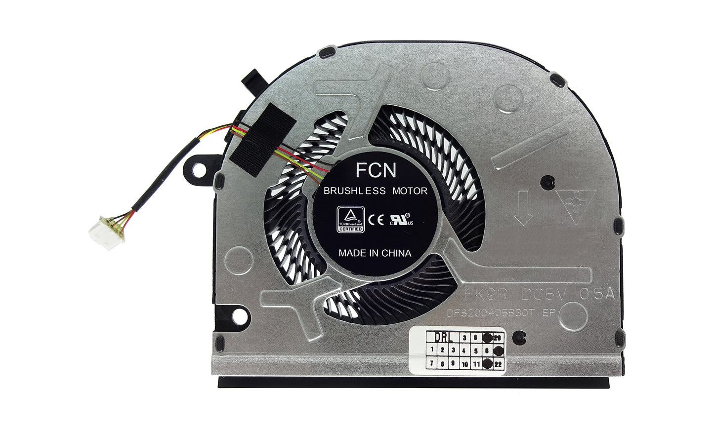 Compatible CPU Cooling Fan for Lenovo 5F10Q59785 DFS200405B30T FK93