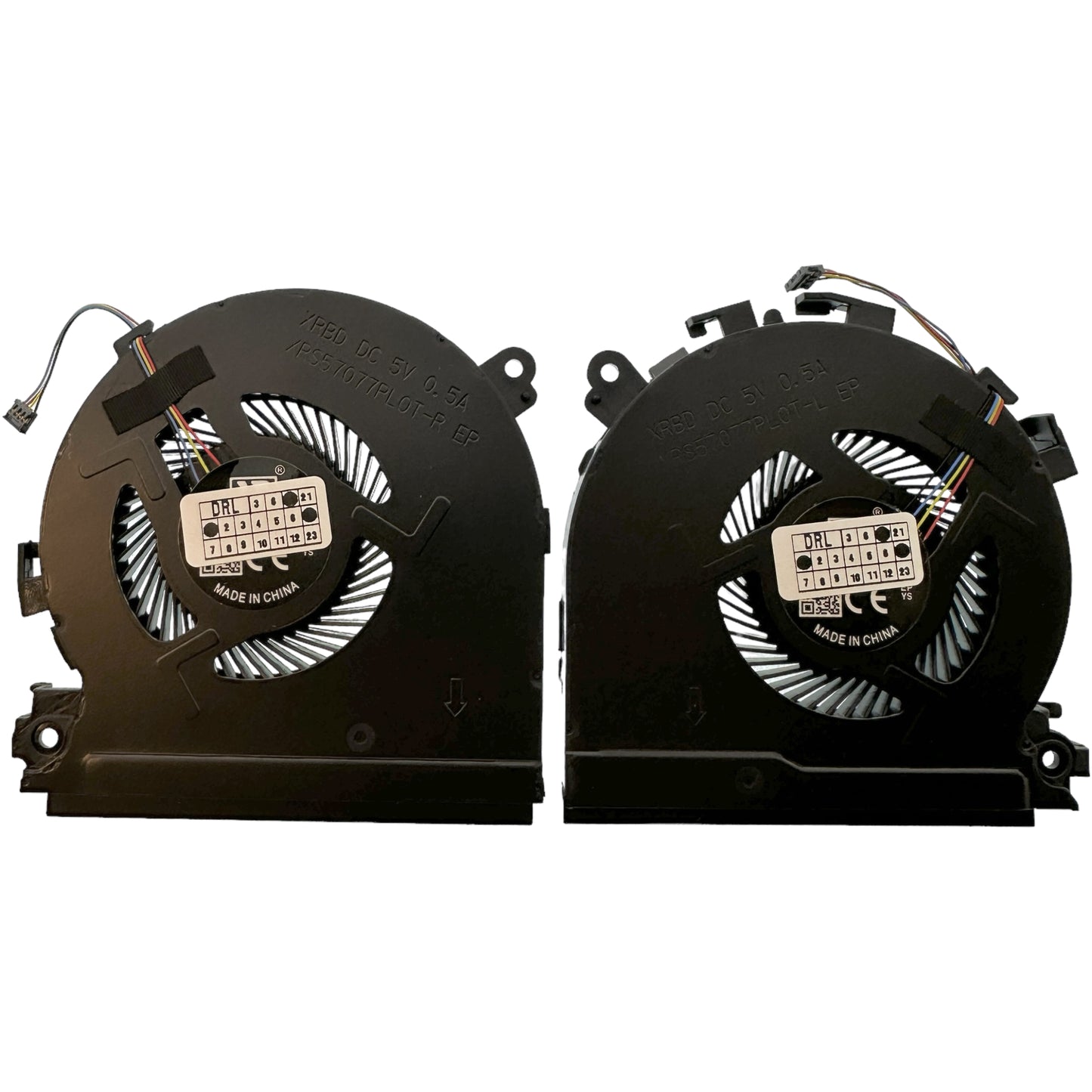 Compatible Cooling Fan Set CPU + GPU for HP Spectre X360 L17605-001 L17606-001 NS75C00-17J22 NS75C00-17J21