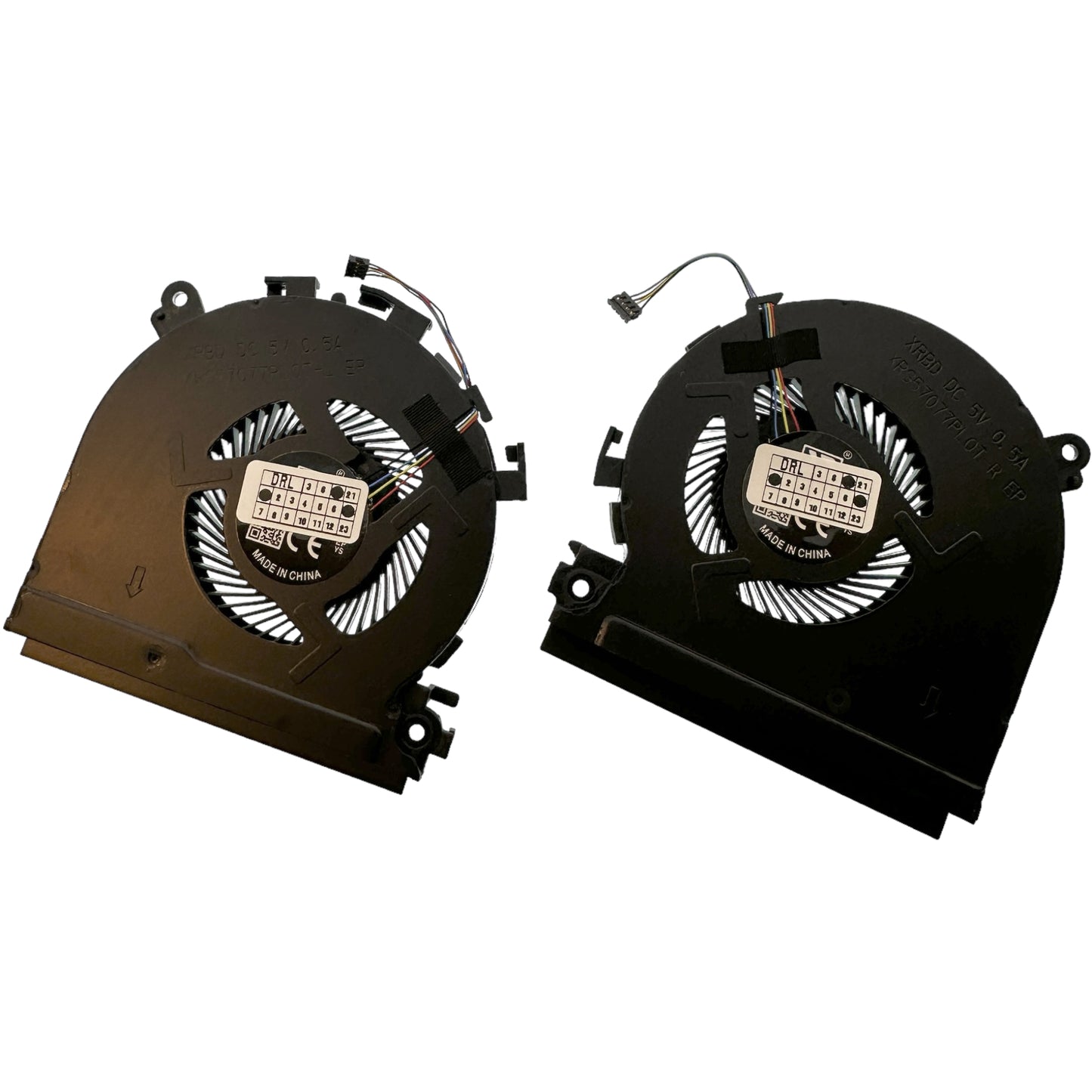 Compatible Cooling Fan Set CPU + GPU for HP Spectre X360 L17605-001 L17606-001 NS75C00-17J22 NS75C00-17J21