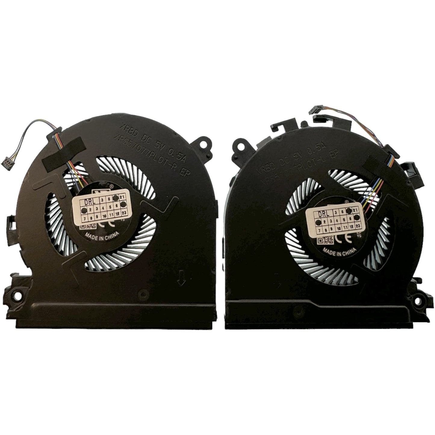 Compatible Cooling Fan Set CPU + GPU for HP Spectre X360 L17605-001 L17606-001 NS75C00-17J22 NS75C00-17J21