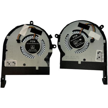 Compatible Cooling Fan Set CPU + GPU for Asus XRF501105PR0T XRF5310005PR0T DFS531005PL0T-FKPD DFS501105PR0T-FKP