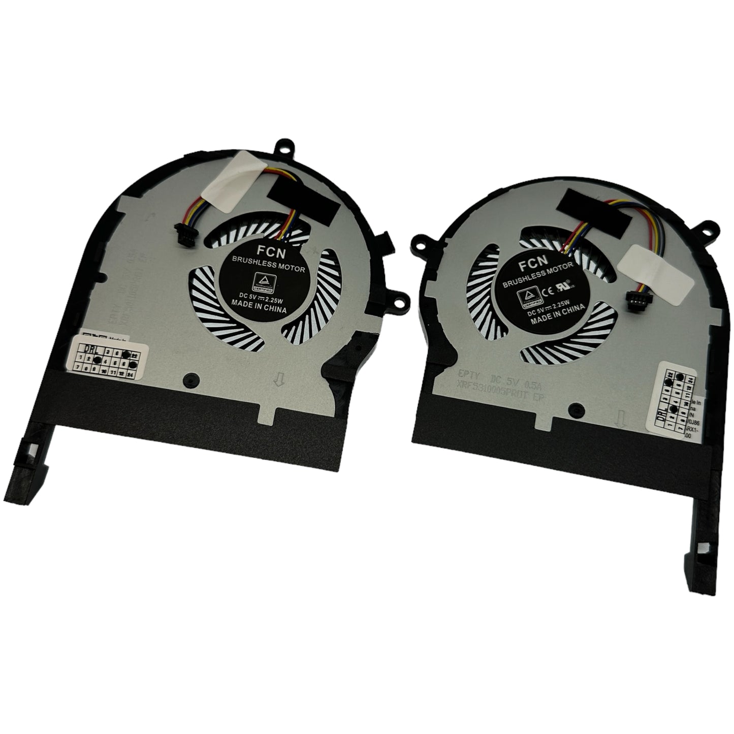 Compatible Cooling Fan Set CPU + GPU for Asus XRF501105PR0T XRF5310005PR0T DFS531005PL0T-FKPD DFS501105PR0T-FKP