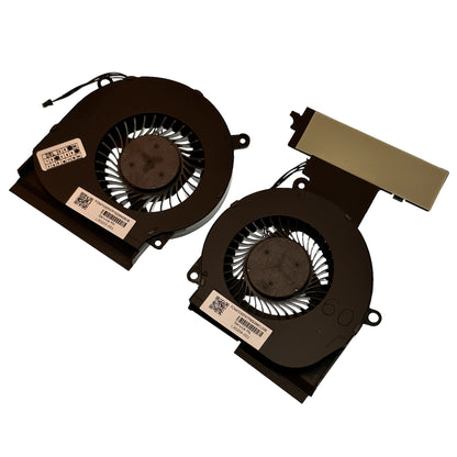 Compatible Cooling Fan Set CPU + GPU for  HP L29354-001 L29355-001 L30203-001 L30204-001 L24359-001 NFB75A05H-007 NFB80A05H-004 0FKPP0000H 0FKP00000H
