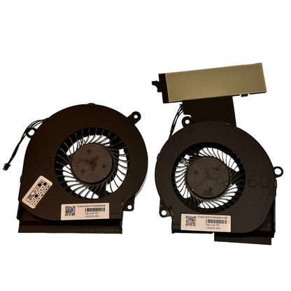Compatible Cooling Fan Set CPU + GPU for  HP L29354-001 L29355-001 L30203-001 L30204-001 L24359-001 NFB75A05H-007 NFB80A05H-004 0FKPP0000H 0FKP00000H