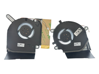 Cooling Fan Set CPU + GPU for Asus 13NR01I0P01012 13NR010P01013, DFS5K12304363L FMMM FLKL, DFS5K12115491L FMMR, 6033B0083501, 6033B0088101