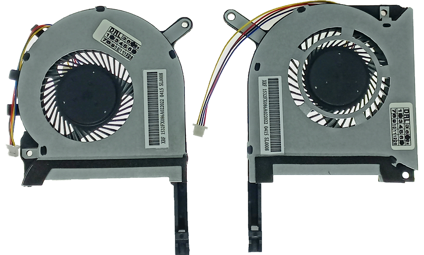 Compatible Cooling Fan Set CPU + GPU for Asus 13NR00S0M09111 1323-01AY0A2 DFS5K12114262H DFS5K12304363H DQ5D577K003 1323-01AW0A2 for GTX1060