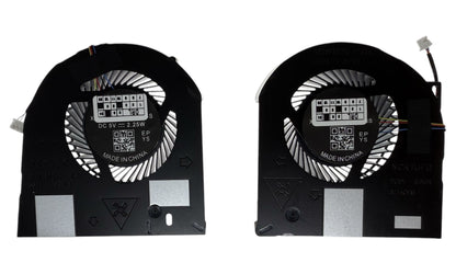 Compatible Cooling Fan Set CPU + GPU for Dell MG75090V1-C160-S9A MG75090V1-C170-S9A NS85C12-17G23 NS85C13-17G24 AT26K004ZCL DAP20-AMD128 AT26K003ZCL