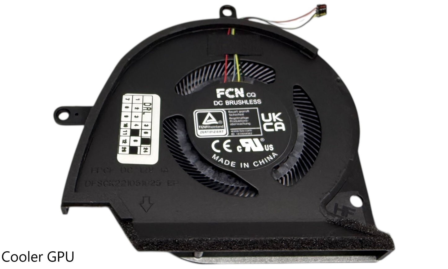 Compatible Cooling Fan Set CPU + GPU for Asus 3NR0AP0T02011 13NR0AP0T01011 13NR0F20M02011 13NR0AP0T03011 13NR0D10M02011 DFSCK221051825 FPCF