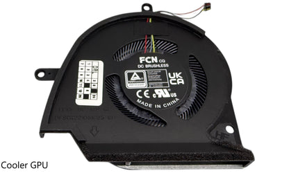 Compatible Cooling Fan Set CPU + GPU for Asus 3NR0AP0T02011 13NR0AP0T01011 13NR0F20M02011 13NR0AP0T03011 13NR0D10M02011 DFSCK221051825 FPCF