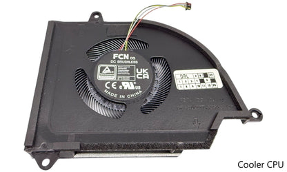 Compatible Cooling Fan Set CPU + GPU for Asus 3NR0AP0T02011 13NR0AP0T01011 13NR0F20M02011 13NR0AP0T03011 13NR0D10M02011 DFSCK221051825 FPCF