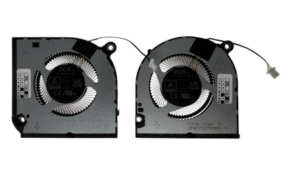 Compatible Cooling Fan Set CPU + GPU for Acer 23.QNAN7.001 23.QNAN7.002 DFSCK22115181R EG75091S1-1C020-S9A DFSCL12E16486N EG75091S1-1C040-S9A