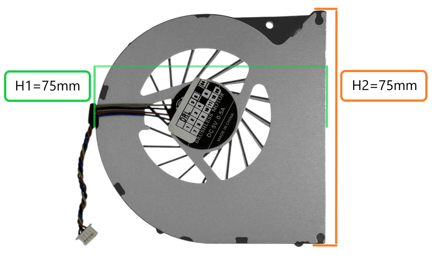 Compatible CPU Cooling Fan for Toshiba KSB06105HBA05 62680001001