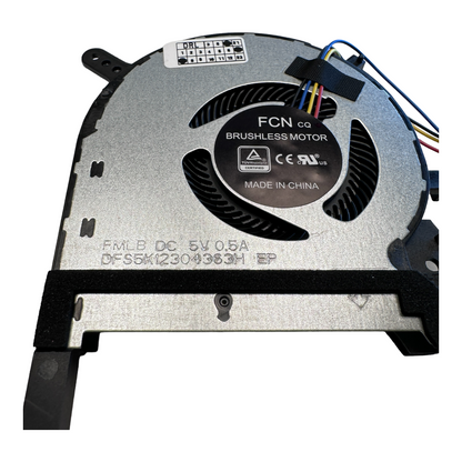Original CPU Cooling Fan for Asus DFS5K12304363H EP 1323-01AW0A2 13NR00S0M11011 13NR00S0M09011 13NR00S0M09111