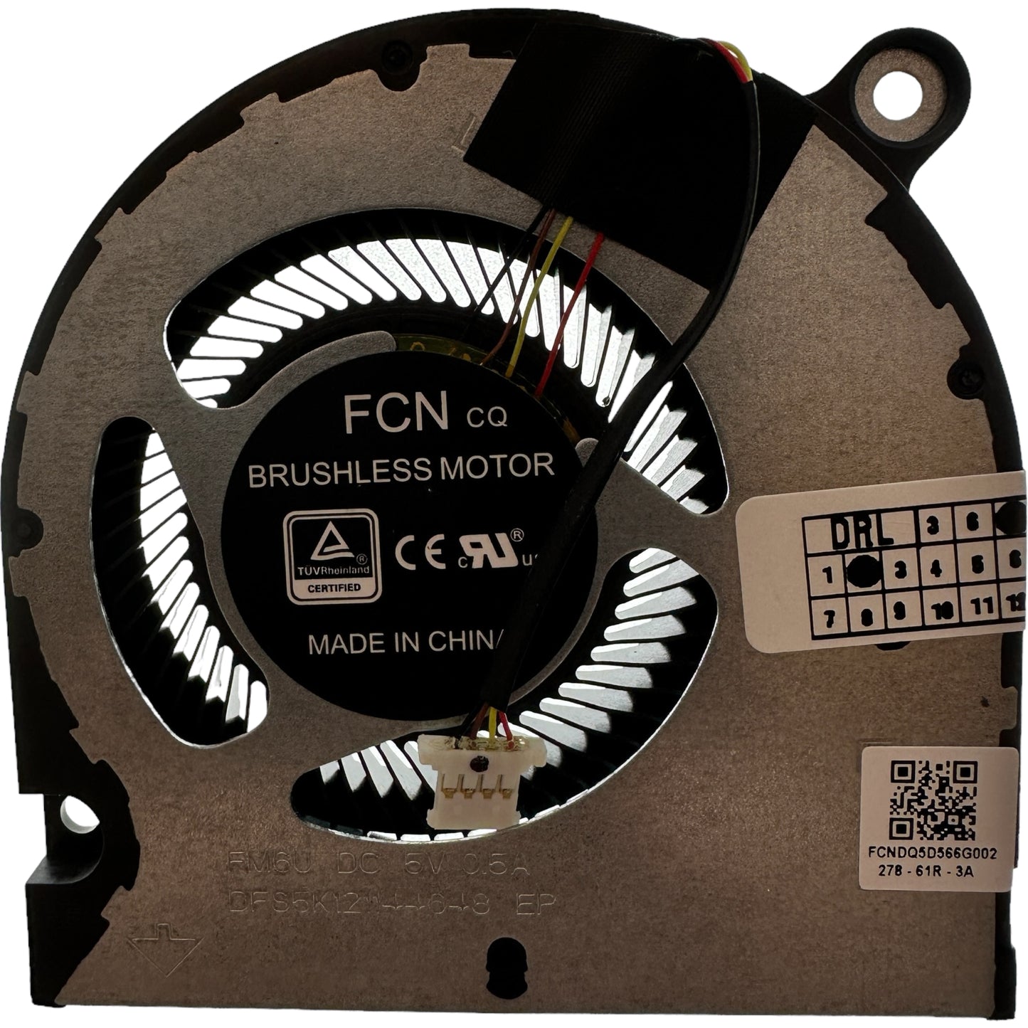 Original Cooling Fan Set CPU + GPU for Acer 23.VLLN7.001 DFS5K121144648 DQ5D566G002