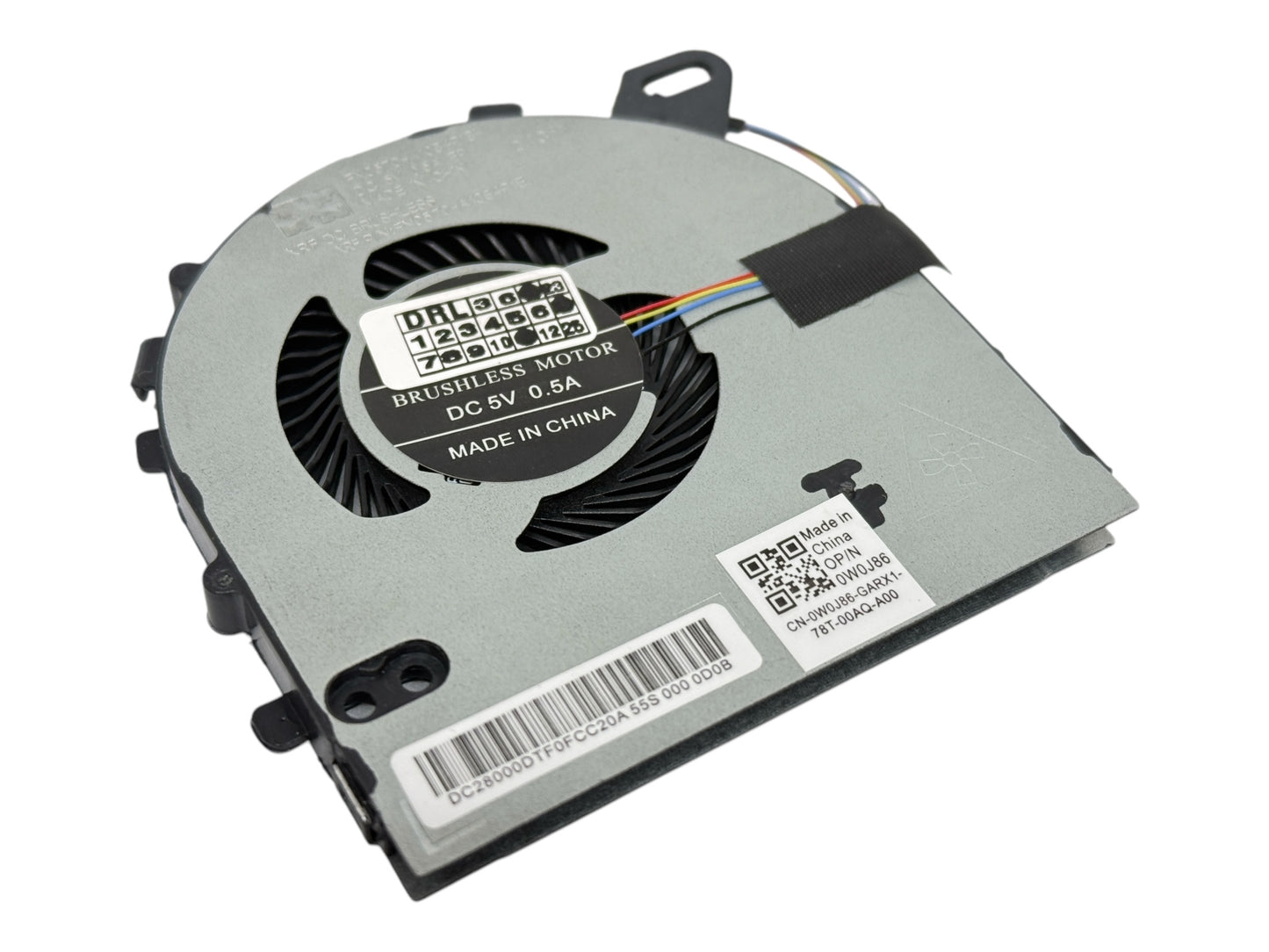 Compatible CPU Cooling Fan for Dell DC028000ICR0 0W0J85 W0J85 FN0570-B1084P2EL