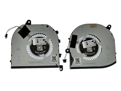 Compatible Cooling Fan Set CPU + GPU for Dell 08YY9 008YY9 V9H8N 0V9H8N DFS501105PROT-FK6J DFS501105DL0T-FK7J DC28000NID0 DC28000NHD0 DC2800KND0
