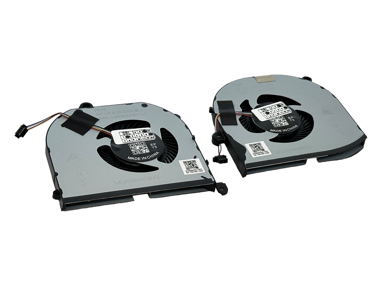 Compatible Cooling Fan Set CPU + GPU for Dell 08YY9 008YY9 V9H8N 0V9H8N DFS501105PROT-FK6J DFS501105DL0T-FK7J DC28000NID0 DC28000NHD0 DC2800KND0