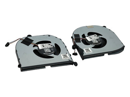Compatible Cooling Fan Set CPU + GPU for Dell 08YY9 008YY9 V9H8N 0V9H8N DFS501105PROT-FK6J DFS501105DL0T-FK7J DC28000NID0 DC28000NHD0 DC2800KND0