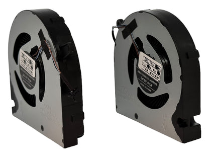 Cooling Fan Set CPU + GPU for Dell PC01D 0PC01D F3DF0 0F3DF0  MG75090V1-C200-S9A MG75090V1-C210-S9A 023.100I3.0001 023.100I4.0011 DFS5H22314565J-FMHA