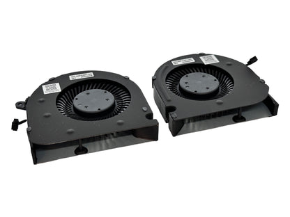 Cooling Fan Set CPU + GPU for Dell PC01D 0PC01D F3DF0 0F3DF0  MG75090V1-C200-S9A MG75090V1-C210-S9A 023.100I3.0001 023.100I4.0011 DFS5H22314565J-FMHA