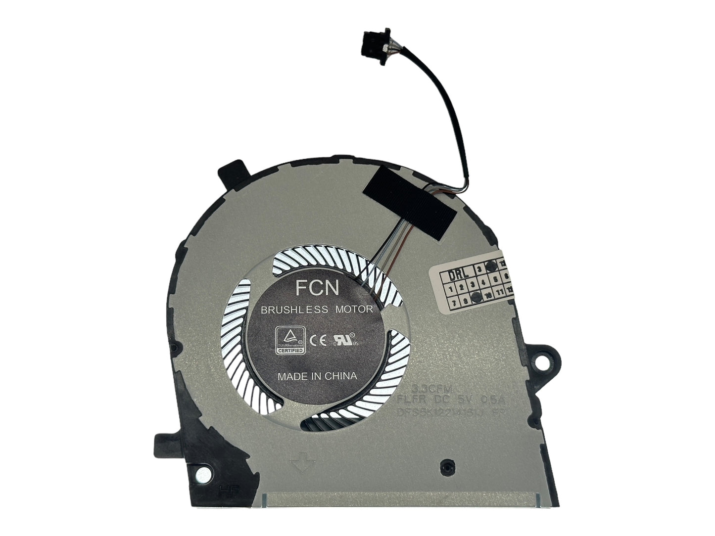Original CPU Cooling Fan for Dell TCV60 023.100FA.0011 023.100FA.0012 DFS5K12214161J-FLFR